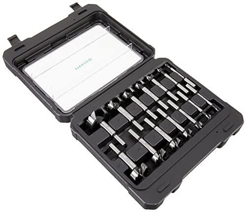 Marchio Amazon - Denali Set di 14 punte Forstner da pezzi con custodia