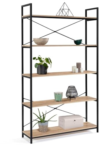 IDMarket - Regal XL 5 Ebenen Detroit Industriedesign 170 cm