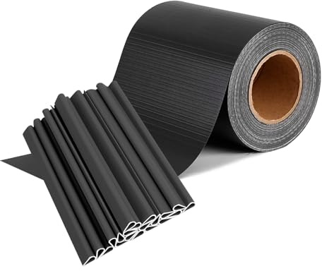 NAIZY Sichtschutzstreifen Anthrazit PVC Sichtschutzfolie mit 20 Clips Sichtschutz Zaun Rolle Blickdicht Doppelstabmattenzaun Sichtschutz Windschutz, für Gartenzaun, Balkon (35mx19cm)