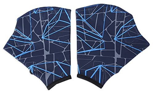 Yeeda Guanti da allenamento di nuoto | Half-Cut Aquatic Fitness Training Pinne a mano | Guanti da acqua tessuti per ginnastica in acqua, acquafitness e nuoto