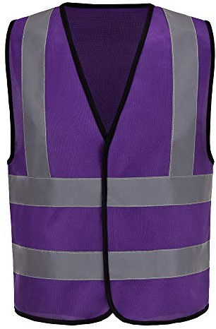 AYKRM Chaleco de seguridad Reflectante Alta visibilidad Ropa de trabajo chaleco Seguridad Chaleco de Trabajo