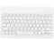 Lazmin112 Teclado Inalámbrico Delgadode 10 Pulgadas, Resistente Al Agua, AZERT Francés, Portátil para Tableta, Teléfono y Computadora (White)