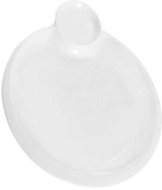 DUDSME Sushi Piatto di pesce crudo affettato finemente Vassoio per antipasti Piatti per sushi giapponesi Piatti rotondi Piatti per salsa da cucina Piatto da cucina Salsa cinese Piatto bianco Ceramica