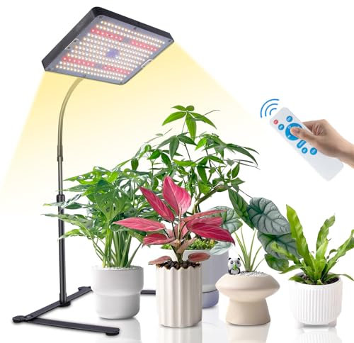 EWITTTI Pflanzenlampe LED Wachstumslichter für Zimmerpflanzen, Grow lampe,242 LEDs mit 4/8/12-Stunden-Timer,200W äquivalente höhenverstellbare Wachstumslichter mit Fernbedienung