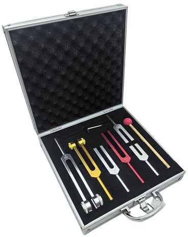 Stimmgabel, Stimmgabeln für Heilung, Stimmgabel-Set, Chakra-Stimmgabeln für -Heilung, Klangtherapie, Yoga