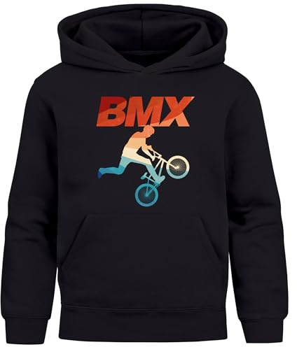 MoonWorks® Kinder Hoodie Jungen Mountainbike Hobby Rad-Sport BMX Fahrrad Jungengeschenke