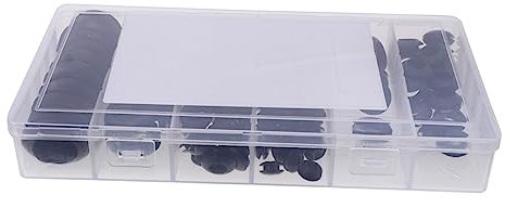 SOLUSTRE 200stücke Gummidichtungen Grommet Ringe Dichtungsringe Mit Organizer-box Verschiedene Für Automotive Elektroinstallation Und Reparaturarbeiten