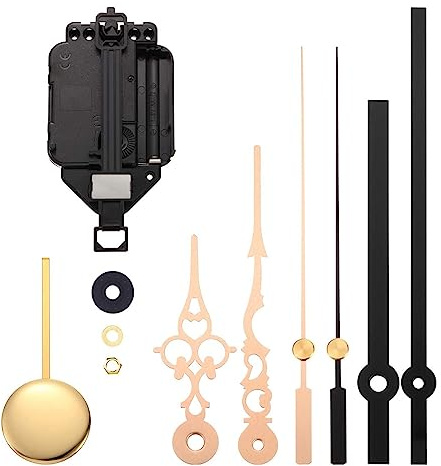 GAOFESA Wand-Pendeluhr-Uhrwerk mit 2 Paar Zeigern, Reparatur für die Reparatur von Uhren, Ersatzzubehör