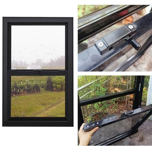 Finestra Finestra Scorrevole Verticale Stretta 25 30 40 Cm, Finestra a Ghigliottina Singola Bloccabile, Finestre a Shed con Anta a Ribalta Inferiore, Sostituzione della Finestra in Vetro(30x78cm/12x31