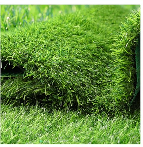 Erba artificiale da 25 mm di spessore, tappeto erboso sintetico, ideale per giardini, cortili, paesaggistica, facile da installare, morbido e sicuro per bambini e animali domestici