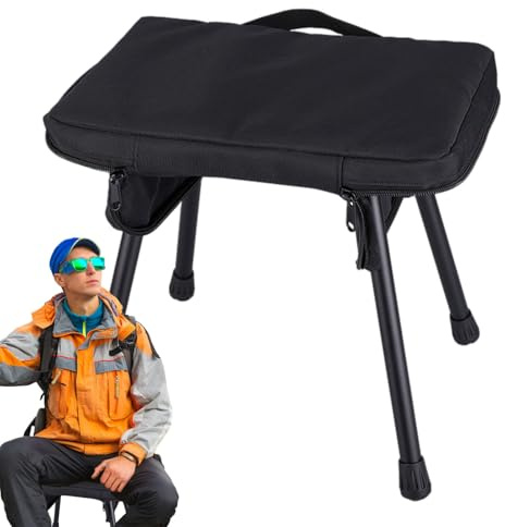 Genérico Pall - utomhusstol med maximal lastkapacitet 80 kg, vikbar och bärbar campingpall - för vandring backpacking resor picknick utomhus trädgård uteplats