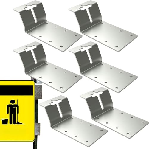 Supports en T pour bois – Acier robuste – Support d'angle en T pour panneaux d'agriculture d'arrière-cour, contreplaqué, réparation de maison, clôture extérieure, jardinage