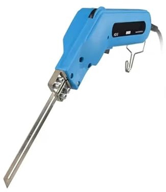 Cuchillo de tallado de espuma, cuchillo eléctrico de corte en caliente, cortador electrotérmico ranurado, herientas de corte de espuma for esponja de algodón perlado de espuma(100MM)