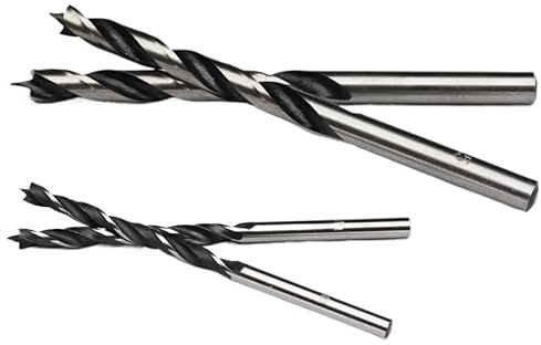 USUFKCXDG 1PC 20mm Rubber Wood Woodworking Tool Straight Shank Twist Tricuspid Three Awl Brad Pointed Drill Bit USUFKCXDG