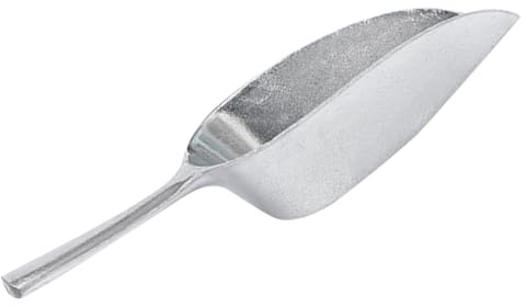 TOVINANNA Pelle à Grains en Alliage d'Aluminium Épais, Pelle à Glace Carrée Moyenne 310 Lbs, Outil Polyvalent Cuisine Professionnelle et Portionnement Précis