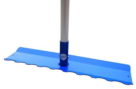 MegaMaxx UK Heavy Duty Concrete Rake Tool - Floating, Tamping and Spreading Tools - Adjustable Handle - Lightweight Design, Easy Attachment, Masonry Equipment