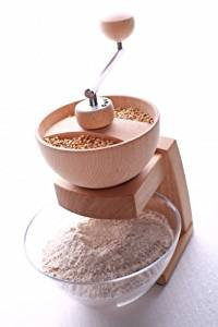 Kornkraft MIA MOLA Getreidemühle - Handmühle aus Stein zum Mahlen von Getreide