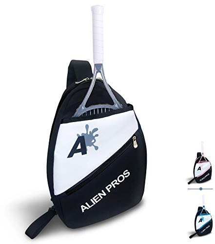 Alien Pros lätt tennisryggsäck för dina racketer och andra väsentligheter - packa snabbt och enkelt för ditt spel på gården och i livet - Axelväska tennisväskor för män och kvinnor