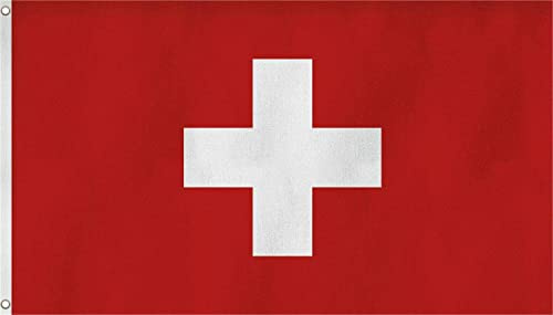 XXL Flagge Fahne, genäht in 150 x 250 oder 300 x 500 cm Farbe Schweiz Größe 150x250