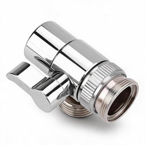 Kafuty Ersättnings Vask Ventil Mässing Kran Avledningsventil (M22 x M24) Avledare Splitter för Kök eller Badrum till Slangadapter