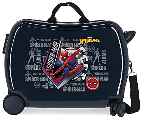 Marvel Great Power Kinderkoffer, 50 x 38 x 20 cm, Marine
