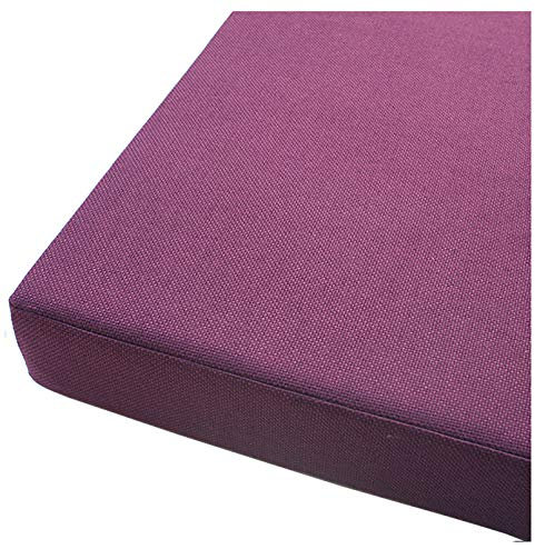 XCYYBB Bankkissen Für Drinnen Und Draußen 2-Sitzer Bankauflage Sitzkissen Zuhause Schaukel Gartenschaukel Bequem Bankpolster Polsterauflage Auflage Lange Sitzkissen Pads-Lila 200x40x5cm(79x16x2in)