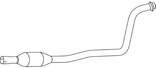 VEGAZ HUS-286 Silenziatore anteriore Marmitta Anteriore Marmitta Anteriore