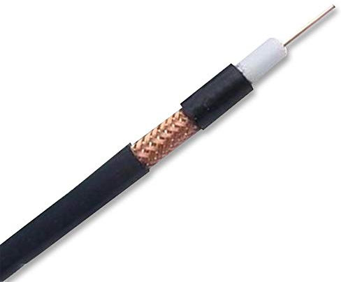 Cavo coassiale RG58, 50 OHM, 100 M, cavo coassiale, cavo coassiale, antenna TV, cavo satellitare, confezione da 100