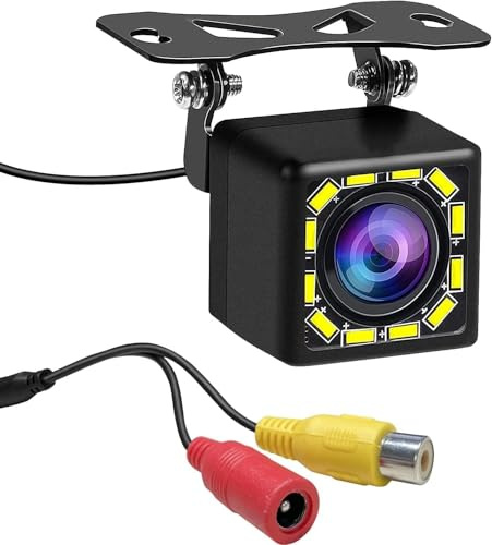 2.5MM Rear Camera for Car Stereo, Waterproof HD Backup Camera with Night Vision, 170° Ultra-Wide Viewing Angle