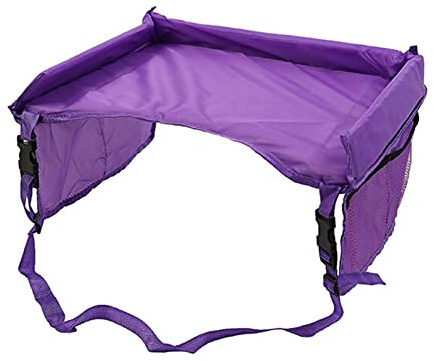 Blue Fish Kinder Reisetisch Kindersitz Spiel - Knietablett Auto Kindertisch | Kindersitz Reisetisch Lernspielzeug Mit Netztaschen | Kinder Tray Spiel Und Esstisch Spieltisch Für Hause Reise