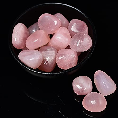 Pierre À Rouler En Cristal Naturel Gravier Pierre De Guérison Polie Reiki Pour Aquarium Aquarium Décor À La Maison,quartz Rose,50 Grammes