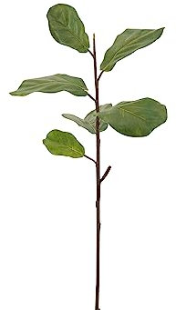 J-Line Branche Figuier Plastique Vert Fonce Small