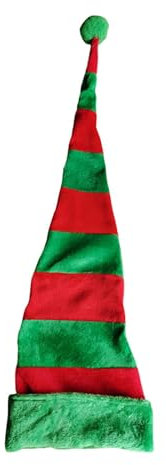 Baoblaze LED-Weihnachtsmütze, beleuchtete Weihnachtsmütze, dekorative Herren- und Damenmütze, bequeme Weihnachtsmütze, Elfenmütze für Urlaub, Party,