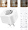 BrightArk Dimmbare Steckdose mit Fernbedienung, Funksteckdosen mit Fernbedienung 30M Reichweite, 1 Steckdose +1 Fernbedienung Dimmen mit Timing Funktion für LED/INC/CFL Glühlampen weiß