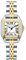 Szaikyri Klassisches Quadrat Damenuhr mit römischen Ziffern Damenkleiduhren Armbanduhr Damen (Silver&Gold-Black)