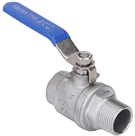 3/4-Zoll-Kugelhahn, Geschmiedeter NPT-Kugelhahn aus Edelstahl mit Vollem Anschluss, Innengewinde, Gute Abdichtung, 90-Grad-Ventilverschluss, Absperrung für Wasser, Öl, Gas
