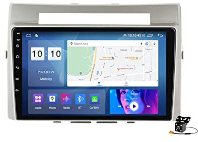 Android 14 Radio estéreo para Coche T-oyota Verso 2004-2009 Navegación GPS 9In Pantalla táctil Reproductor Multimedia Receptor de Video Soporte WiFi 4G DSP Carplay,M500s