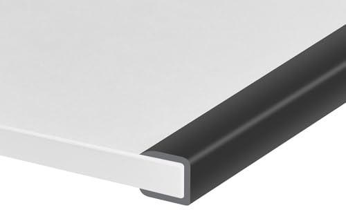 Kantenschutz aus Gummi, selbstklebender U-Kanal-Kantenschutz für Sperrholz und Glas, flexibler U-förmiger Kantenschutz, passend für 10 mm (3/8 Zoll), Länge 3 m (10 Fuß), schwarz