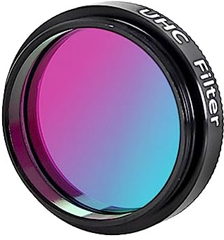 Filtro Uhc de 1.25 pulgadas, filtro de reducción de contaminación lumínica, filtro de alto contraste