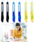6-Pack Utility Knives, Box Cutter Set - Retractable Box Cutter, Multi-Colour (Black, Blue, Yellow) for Home, Office, Warehouse and DIY Use - Precision Cutting Tool with Snap-Off Blade