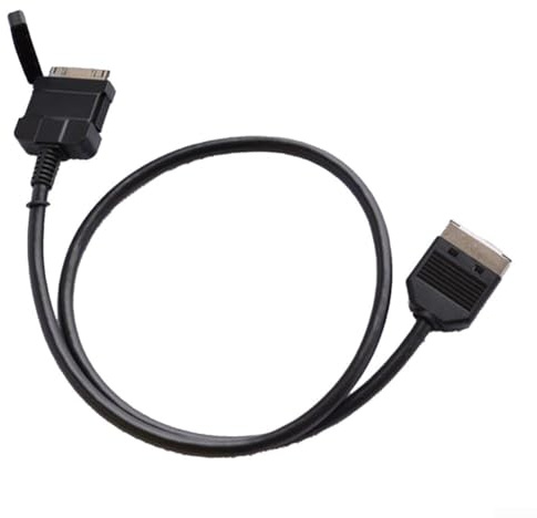 ZAMETTER Premium 30pin Audio Cable Car 30pin Audio Cable For Iphone Compatible With For Land Rover And For Jaguar, Practical Installation Solution