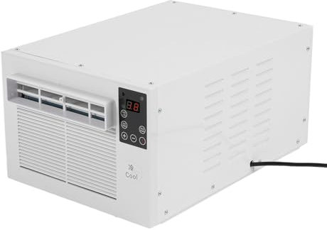 Condizionatore D'aria Portatile con Deumidificazione e Timer, 280W 2000BTU di Raffreddamento e Riscaldamento AC Portatile con Telecomando per Auto, Dormitorio, Ufficio
