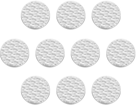 QUARKZMAN 10 Stück Knöpfe 20mm Metallknöpfe Zinklegierung Metallschaft Netzwellenmuster Nähknöpfe, Ösenknöpfe Bastelknöpfe für Kleidung Dekoration Selber Machen Zubehör Buttons, Matt Silber
