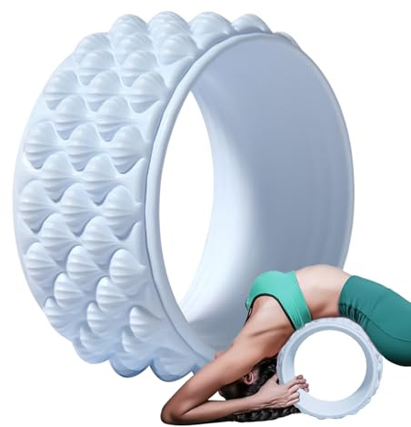Rullar för muskelmassage, yogahjul för djup återhämtning av vävnader, multifunktionella fitnesstillbehör, kärnträningsverktyg för familjer och vänner, 30 x 15 cm