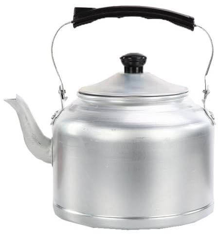 Wasserkocher Aus Verdicktem Aluminium, Teekanne, Teapot, 2L-10L Teekanne Mit Großem Fassungsvermögen Retro Wasserkessel Für Kohleherd, Gasherd, Haushalts-Wasserkocher
