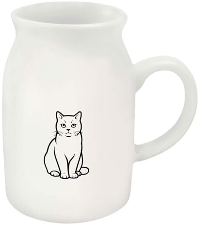 Azeeda 300ml 'Alert British Shorthair Cat' Ceramic Milk Jug (MJ00020343)