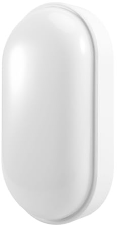 Wzxksoac AC85-265V LED-Wandlampe Oval Deckenleuchte IP65 Wasserdicht Feuchtigkeitssicher für Bad Garten im Freien 10W