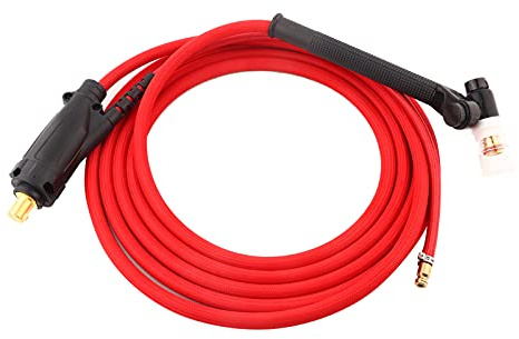 Torcia di saldatura Gearwell, strumento di saldatura del saldatore TIG, torcia Arc Arc, tubo di 4 metri leggero portatile, per saldatura in metallo, progetti fai-te