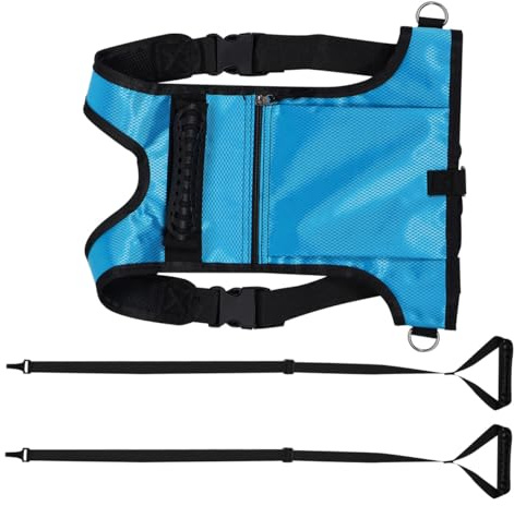 SUPVOX Arnés de Entrenamiento para Esquí Infantil Ajustable de Nylon con Correa de Seguridad para Minimizar Caídas en Entrenamiento de Snowboard y Patinaje