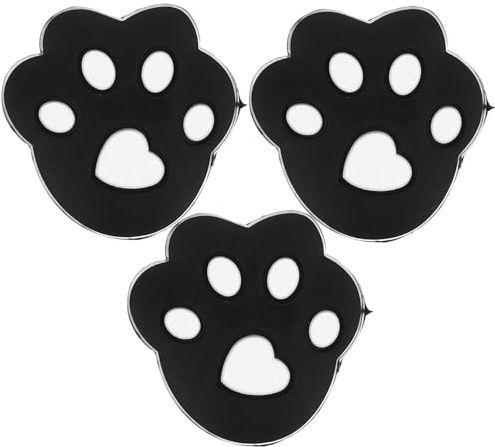 VANZACK 3 Pezzi Smorzatori di Vibrazioni per Racchette da Tennis in Silicone Ammortizzatori Piccoli a Fiore Neri Accessori Antivibrazione Leggeri per Gioco Tennis Stabile